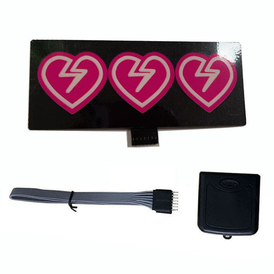 Broken Hearts LED Decal