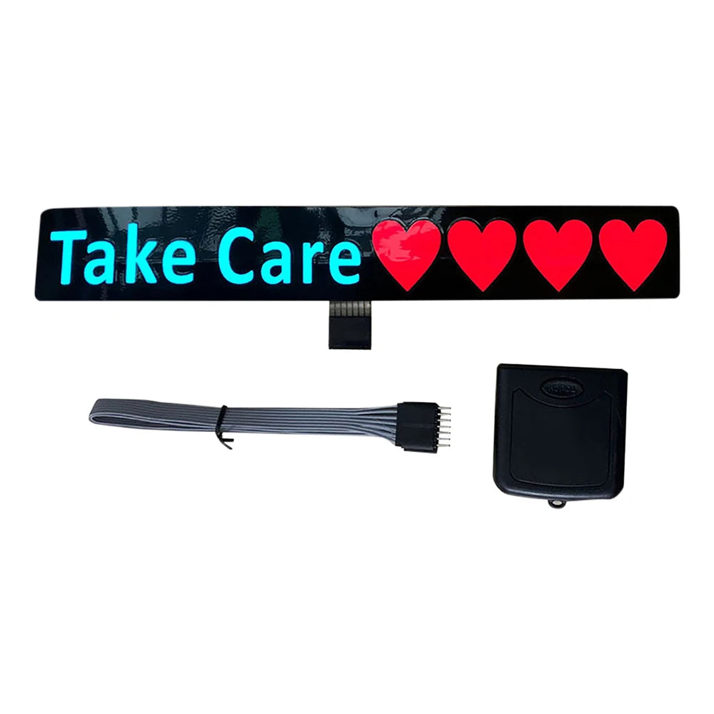take care LED Decal
