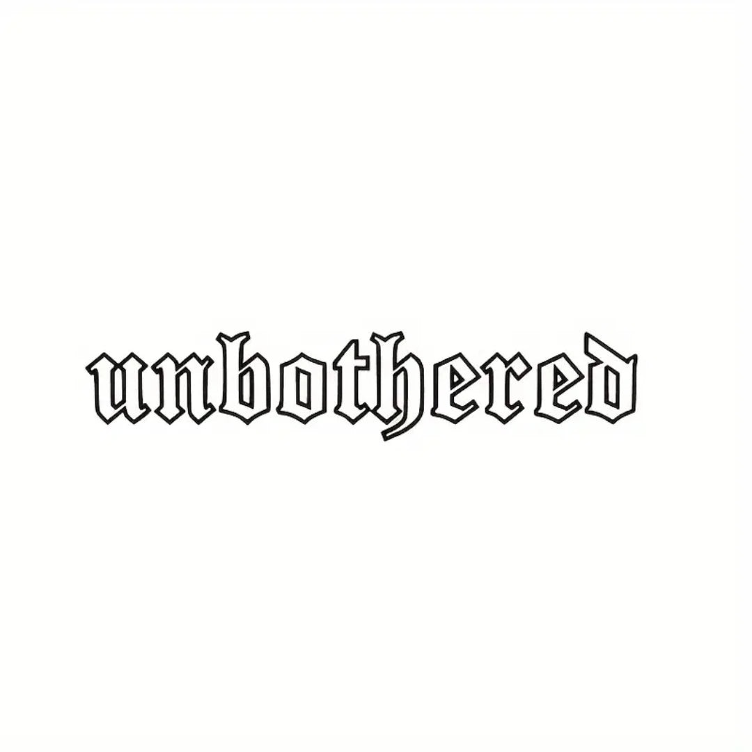 Unbothered Vinyl Decal