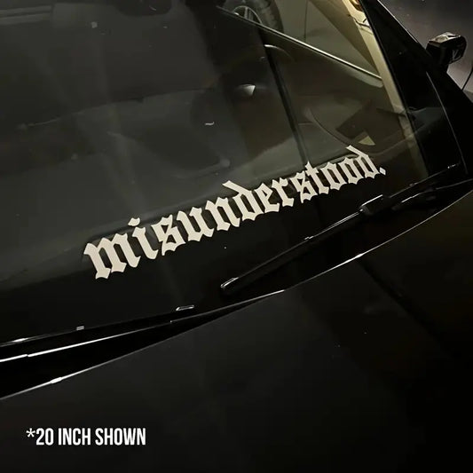 Misunderstood Vinyl Decal